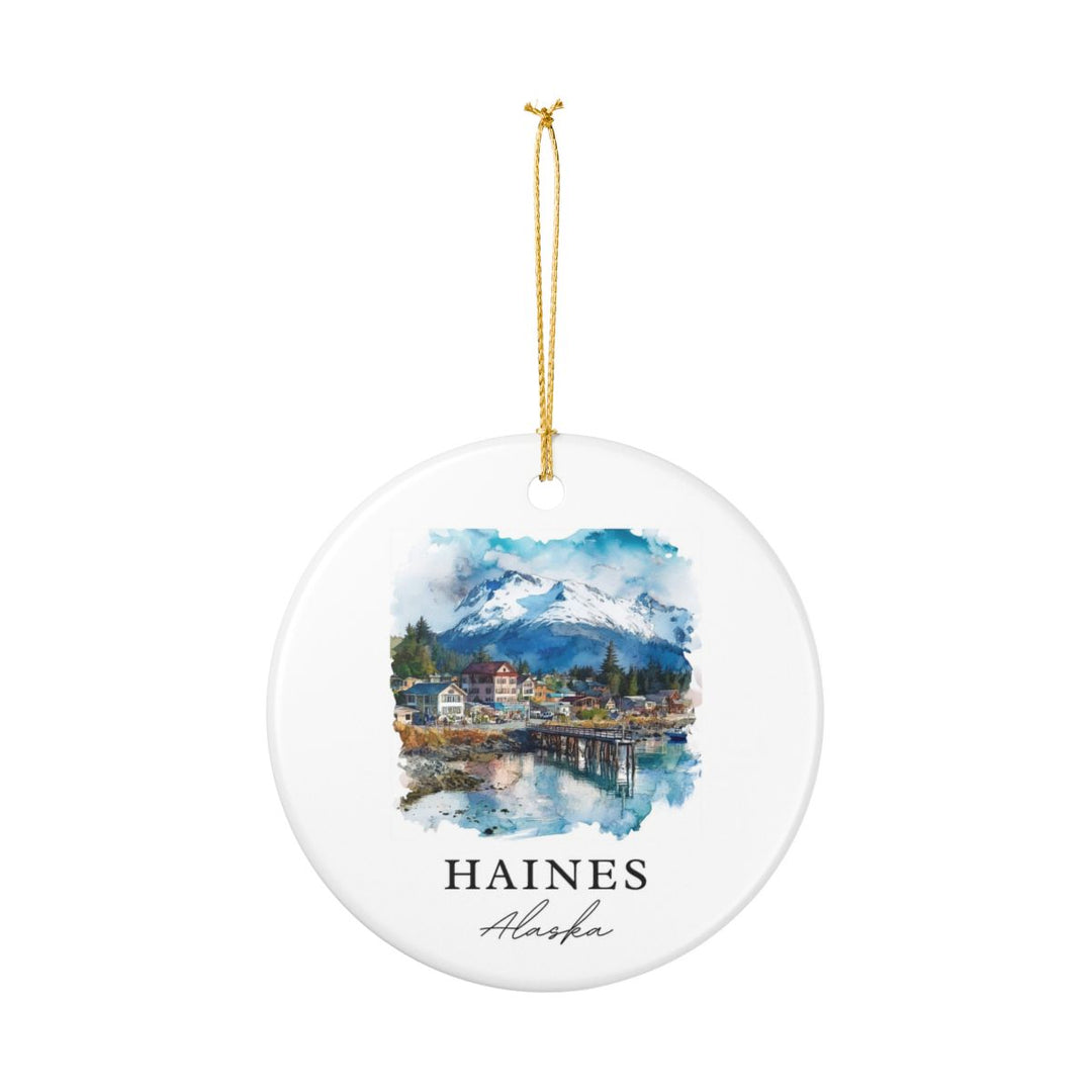 Haines Alaska Ornament: Unique Haines Alaska Souvenir, Haines Alaska Xmas Decor, and Authentic Haines Alaska Gift