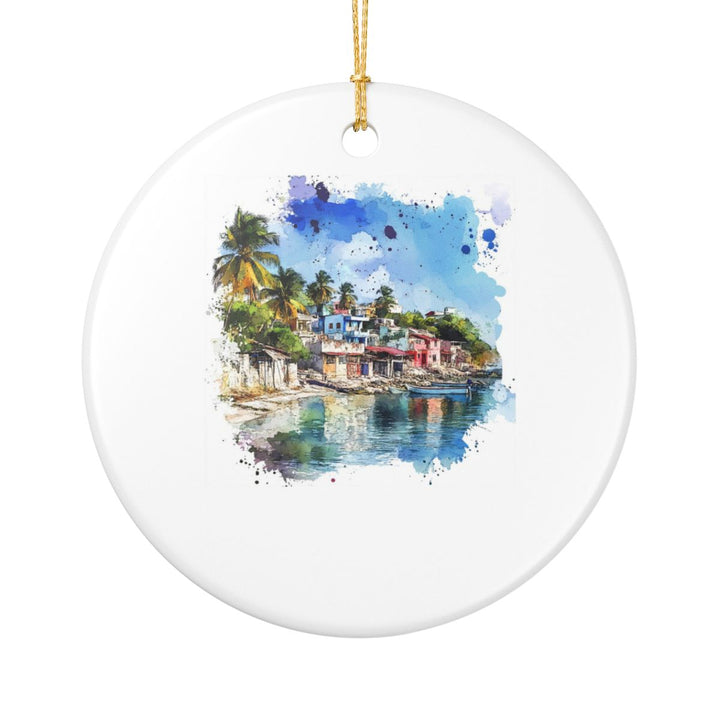 Haiti Ornament: Unique Haiti Souvenir, Haiti Xmas Decor, and Authentic Haiti Gift