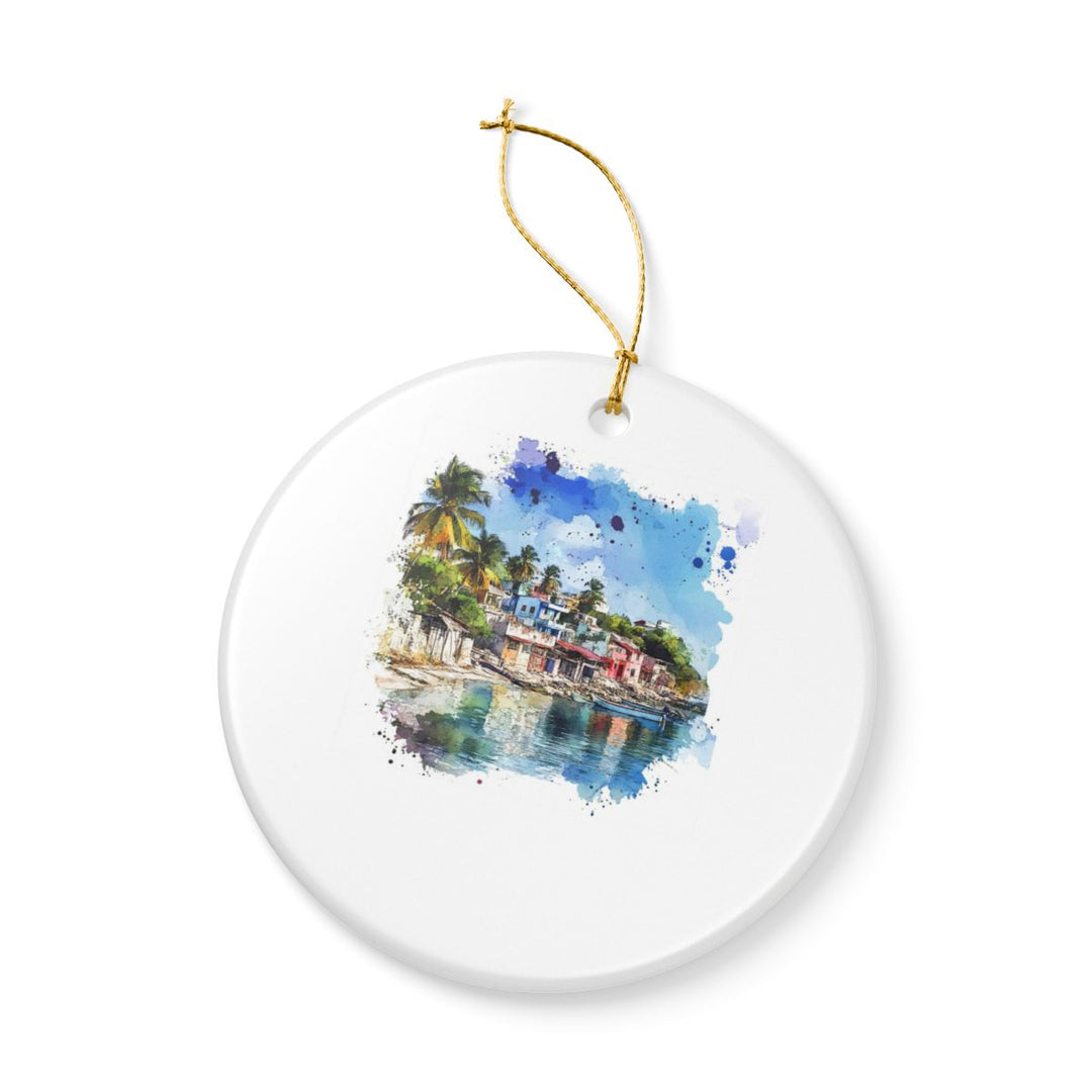 Haiti Ornament: Unique Haiti Souvenir, Haiti Xmas Decor, and Authentic Haiti Gift