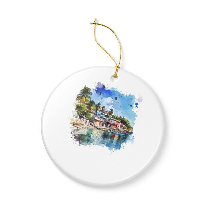 Haiti Ornament: Unique Haiti Souvenir, Haiti Xmas Decor, and Authentic Haiti Gift