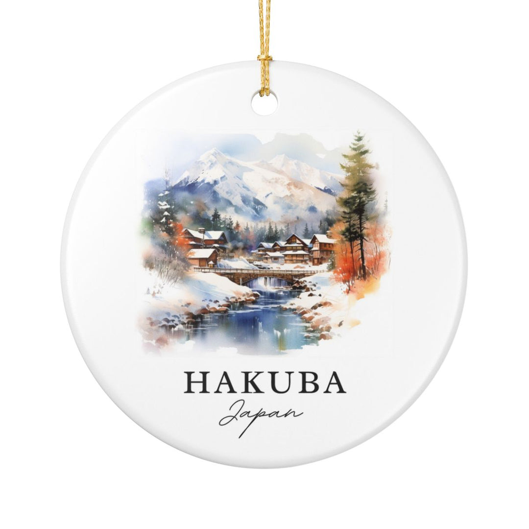Hakuba Japan Ornament: Unique Hakuba Souvenir, Hakuba Japan Xmas Decor, and Authentic Hakuba Gift
