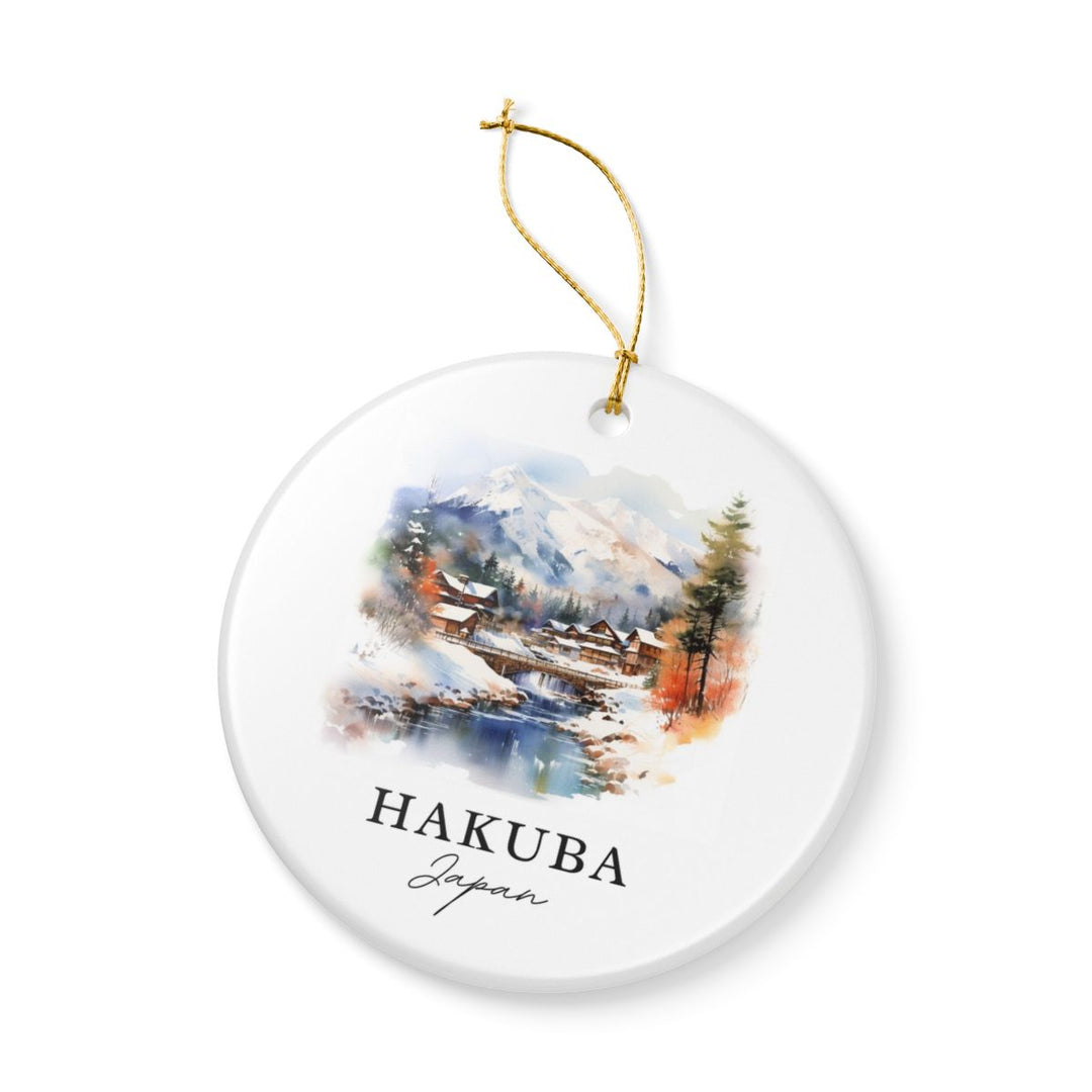 Hakuba Japan Ornament: Unique Hakuba Souvenir, Hakuba Japan Xmas Decor, and Authentic Hakuba Gift