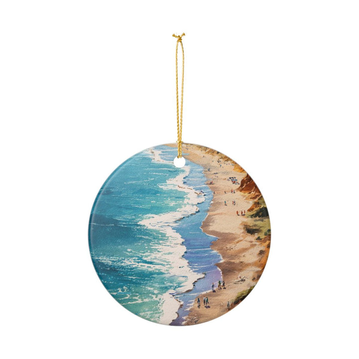 Half Moon Bay California USA Ornament: Unique Half Moon Bay Souvenir, Half Moon Bay California Xmas Decor, and Authentic Half Moon Bay Gift