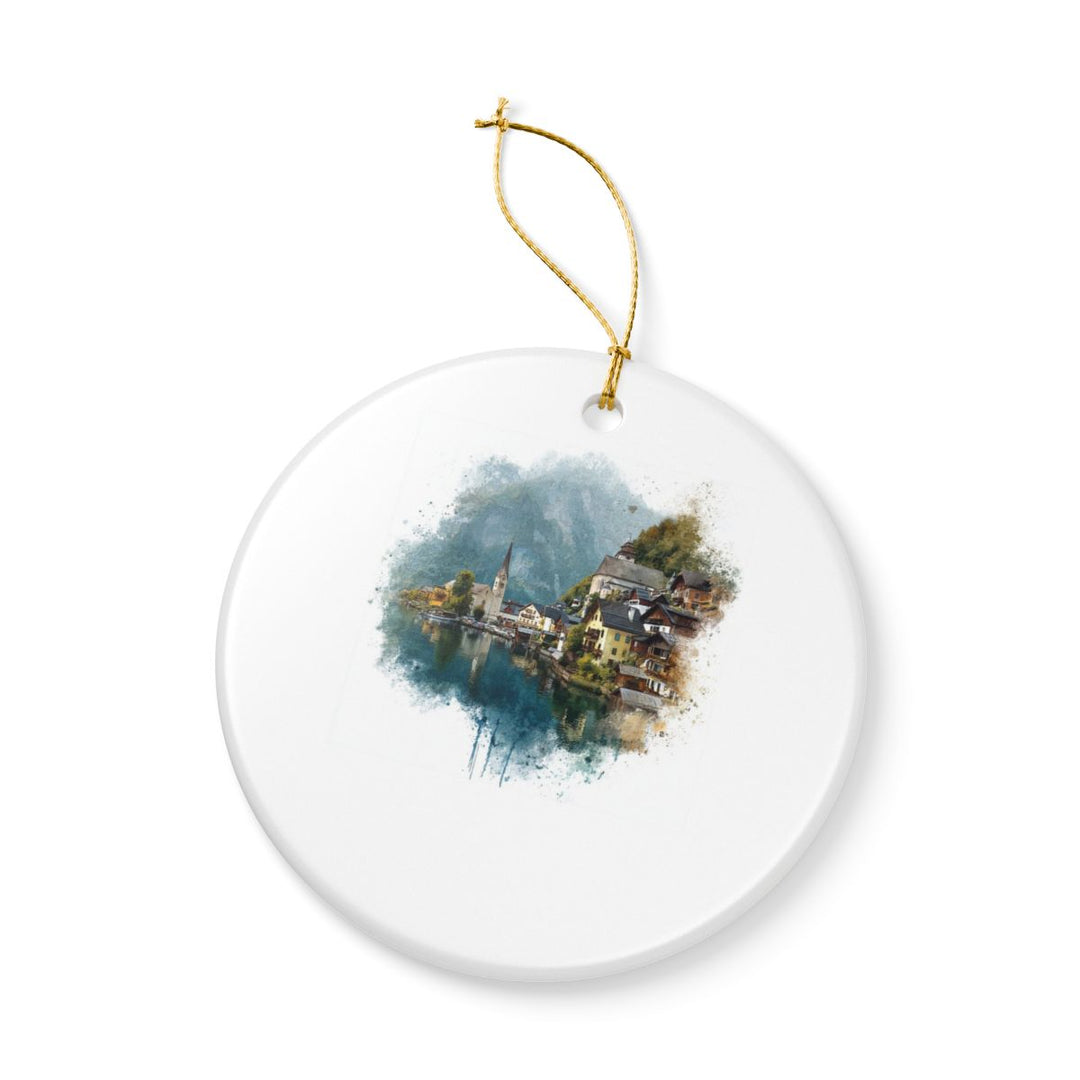 Hallstatt Austria Ornament: Unique Hallstatt Souvenir, Hallstatt Austria Xmas Decor, and Authentic Hallstatt Gift