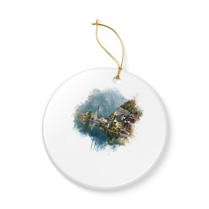 Hallstatt Austria Ornament: Unique Hallstatt Souvenir, Hallstatt Austria Xmas Decor, and Authentic Hallstatt Gift