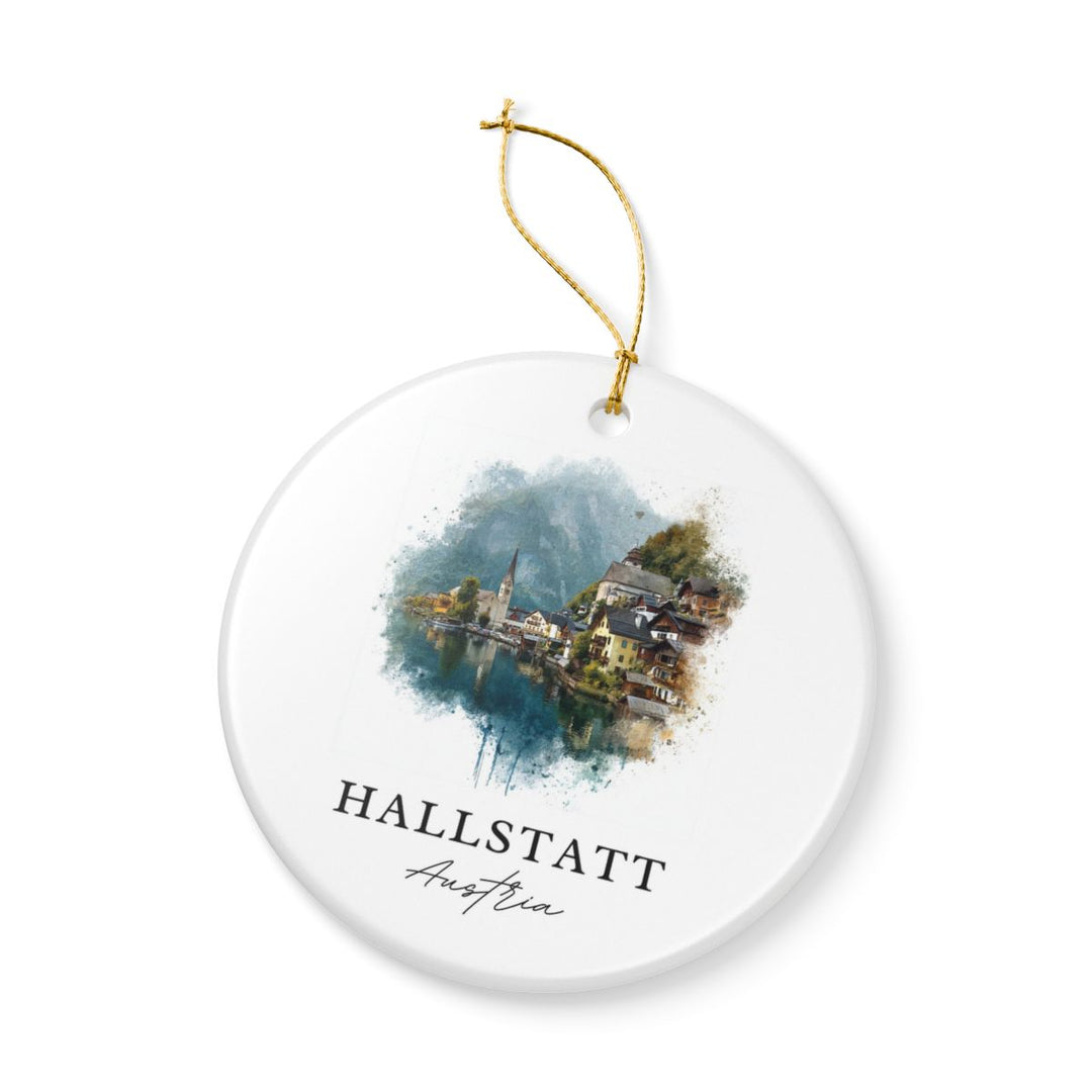 Hallstatt Austria Ornament: Unique Hallstatt Souvenir, Hallstatt Austria Xmas Decor, and Authentic Hallstatt Gift