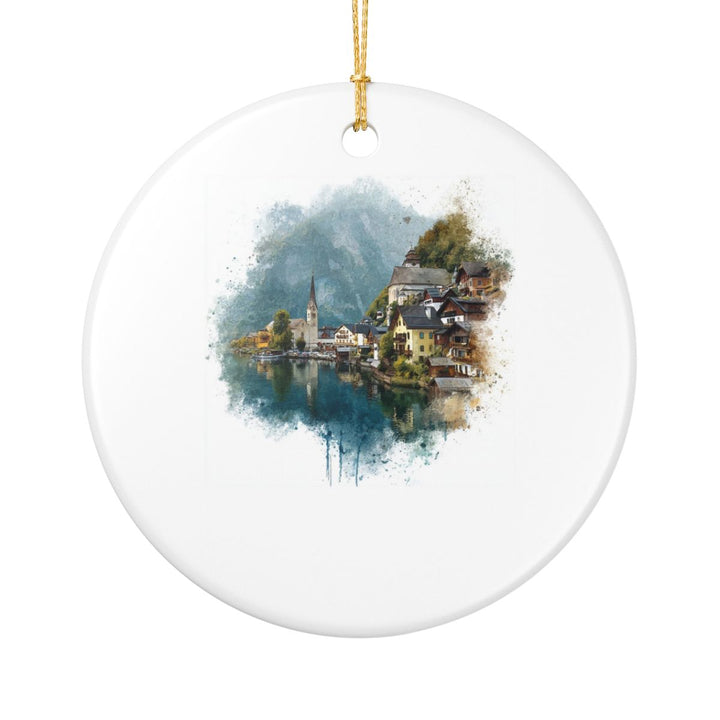 Hallstatt Austria Ornament: Unique Hallstatt Souvenir, Hallstatt Austria Xmas Decor, and Authentic Hallstatt Gift
