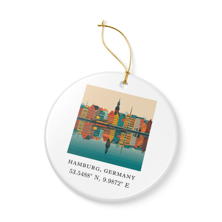 Hamburg Ornament | Christmas Travel Souvenir Gift