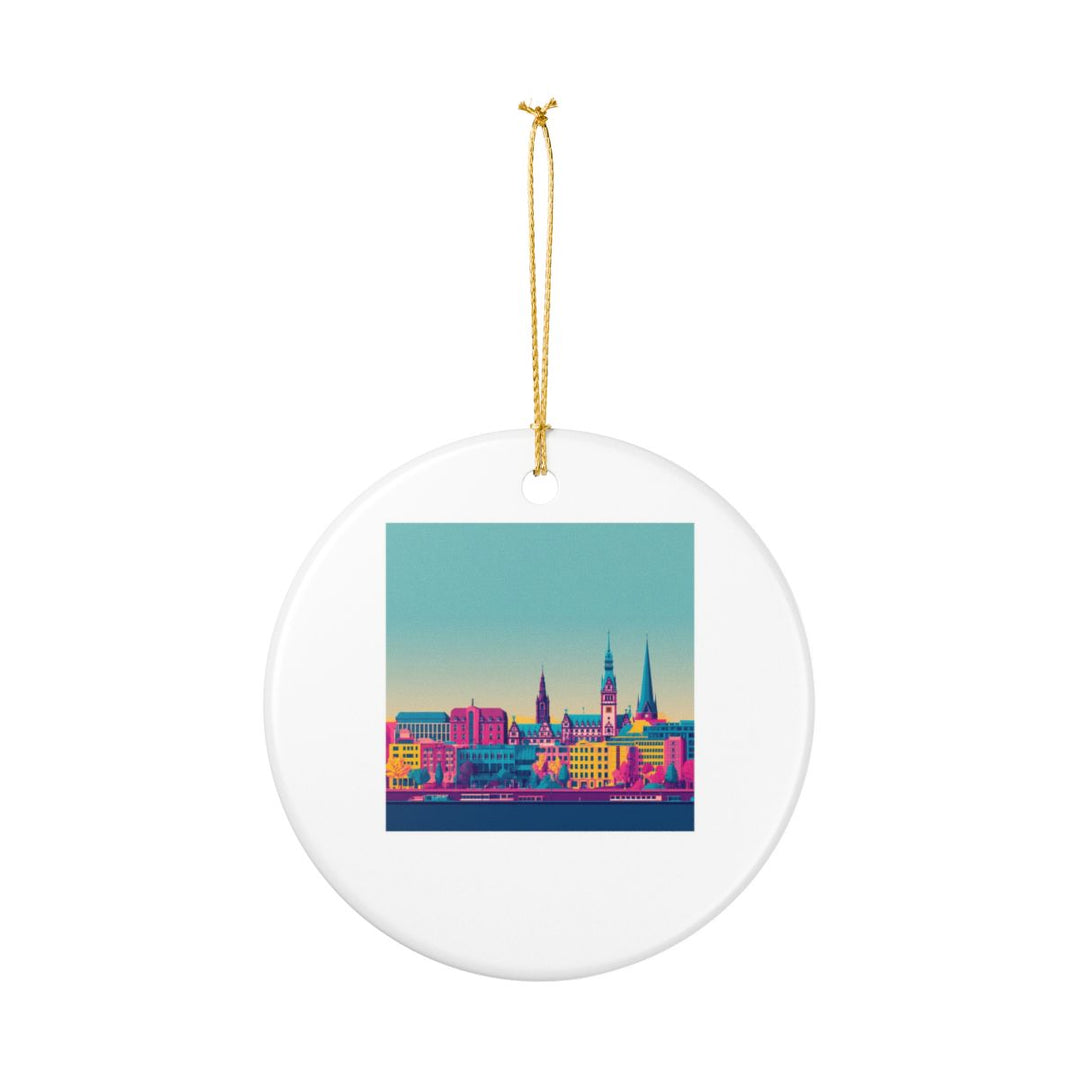 Hamburg Ornament: Unique Hamburg Souvenir, Hamburg Xmas Decor, and Authentic Hamburg Gift