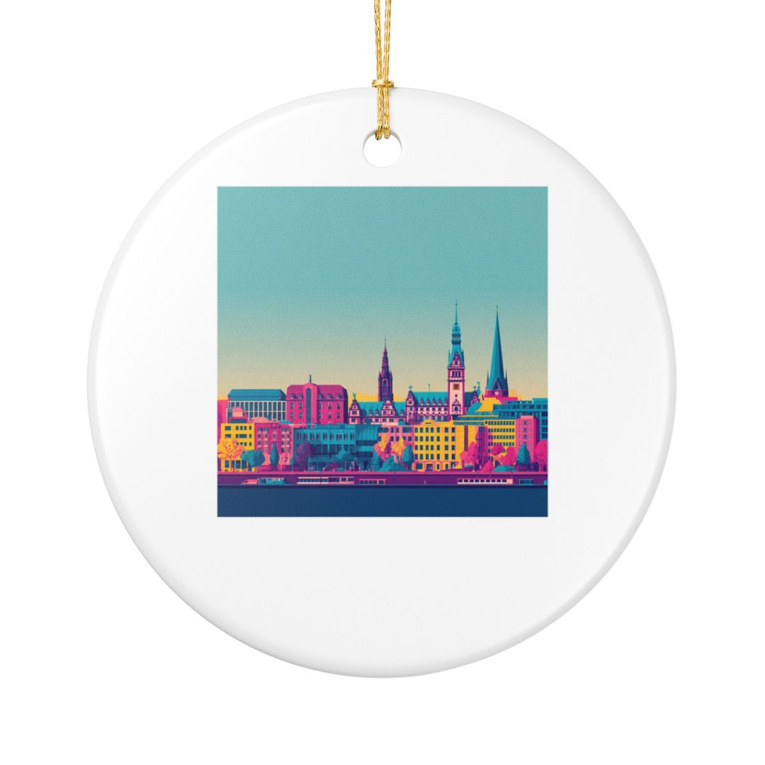 Hamburg Ornament: Unique Hamburg Souvenir, Hamburg Xmas Decor, and Authentic Hamburg Gift