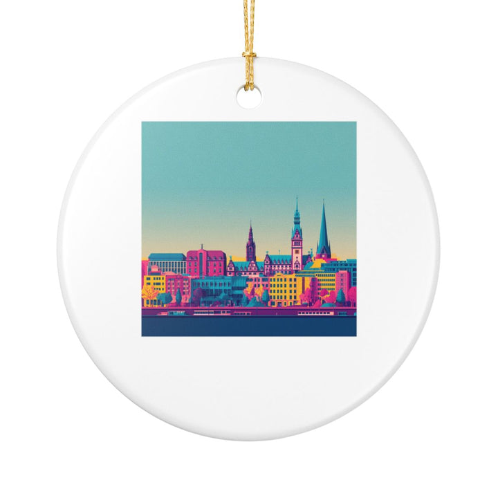 Hamburg Ornament: Unique Hamburg Souvenir, Hamburg Xmas Decor, and Authentic Hamburg Gift