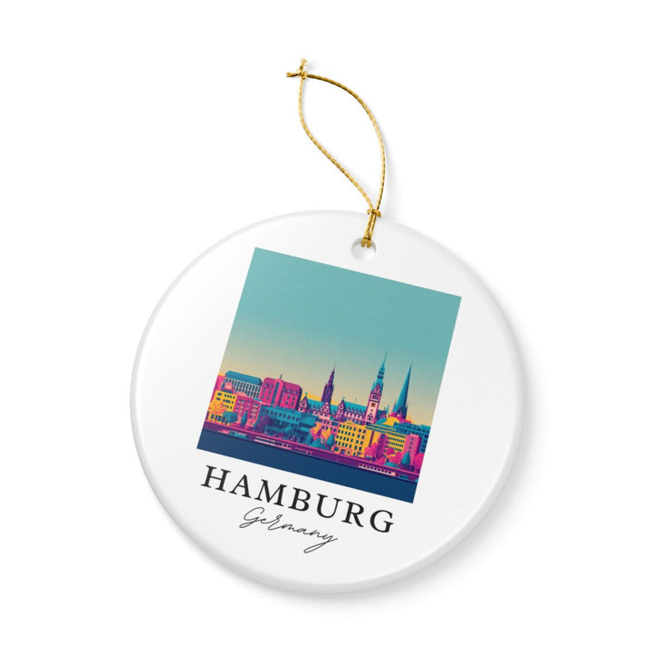 Hamburg Germany Ornament | Christmas Travel Souvenir Gift