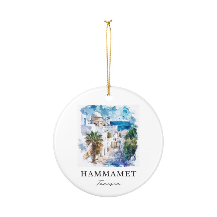 Hammamet Ornament: Unique Hammamet Souvenir, Hammamet Xmas Decor, and Authentic Hammamet Gift