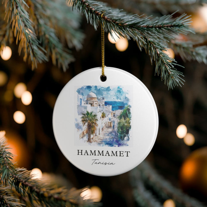 Hammamet Ornament: Unique Hammamet Souvenir, Hammamet Xmas Decor, and Authentic Hammamet Gift