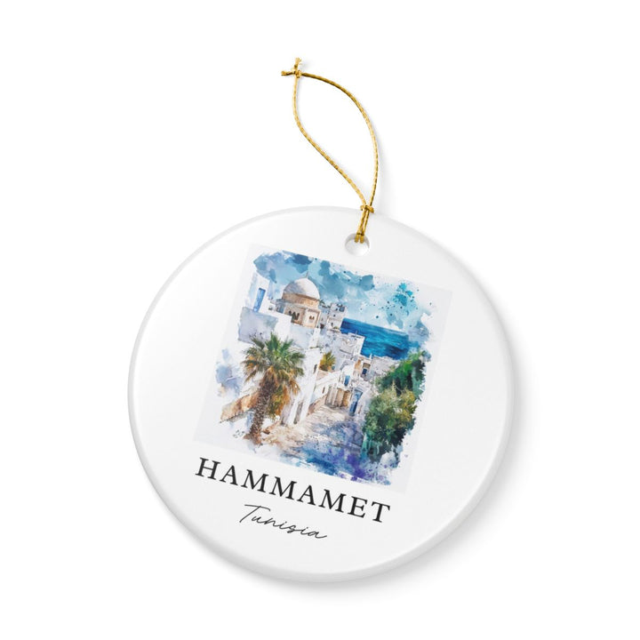 Hammamet Ornament: Unique Hammamet Souvenir, Hammamet Xmas Decor, and Authentic Hammamet Gift