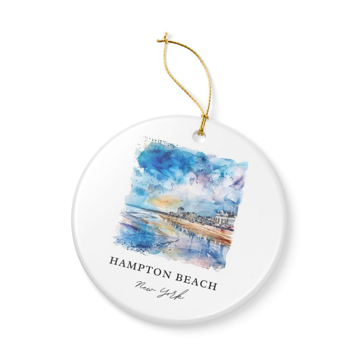 Hampton Beach Ornament: Unique Hampton Beach Souvenir, Hampton Beach Xmas Decor, and Authentic Hampton Beach Gift