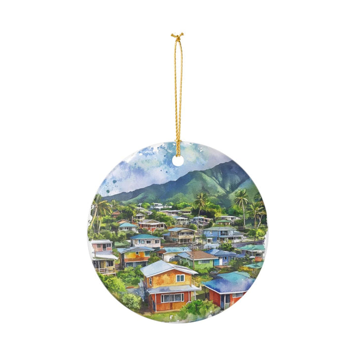 Hanapepe Kauai USA Ornament: Unique Hanapepe Kauai Souvenir, Hanapepe Kauai USA Xmas Decor, and Authentic Hanapepe Kauai Gift