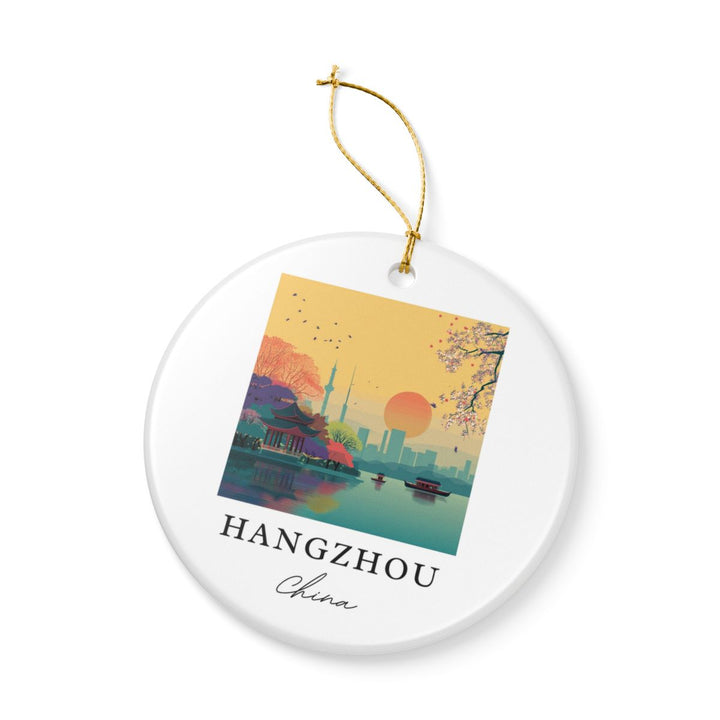 Hangzhou China Ornament: Unique Hangzhou China Souvenir, Hangzhou China Xmas Decor, and Authentic Hangzhou China Gift