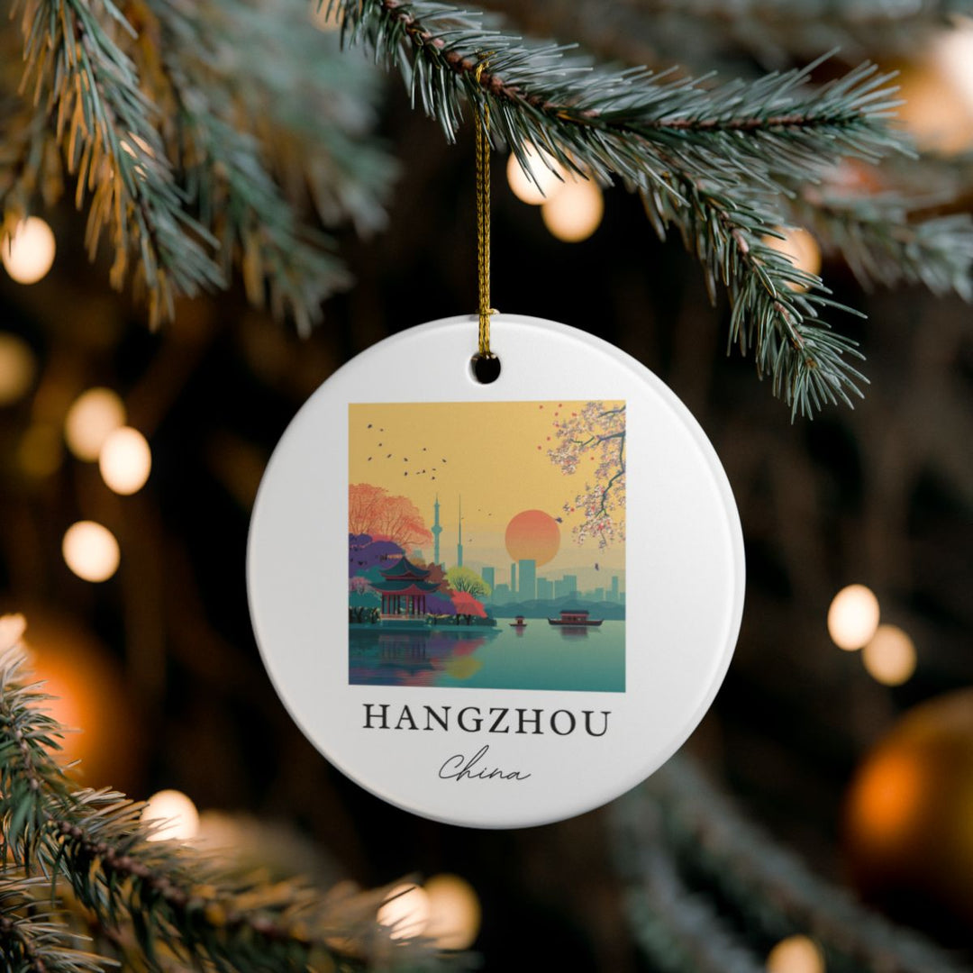 Hangzhou China Ornament: Unique Hangzhou China Souvenir, Hangzhou China Xmas Decor, and Authentic Hangzhou China Gift