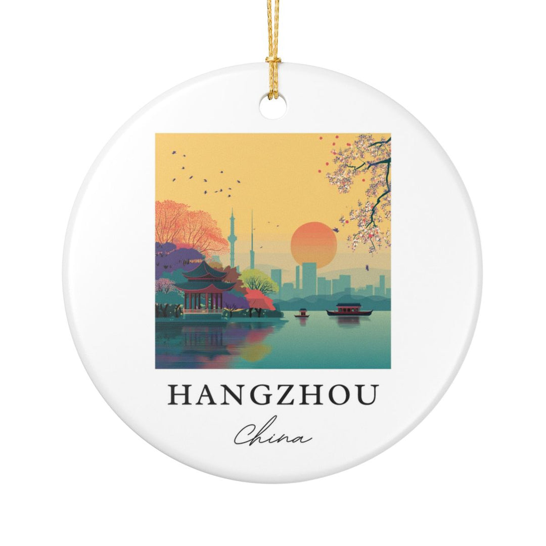 Hangzhou China Ornament: Unique Hangzhou China Souvenir, Hangzhou China Xmas Decor, and Authentic Hangzhou China Gift
