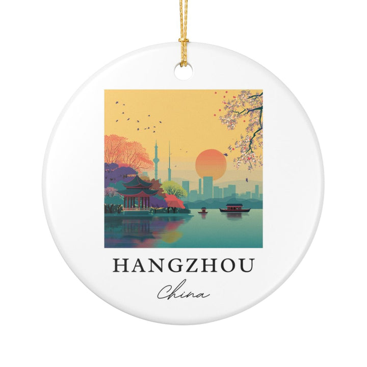 Hangzhou China Ornament: Unique Hangzhou China Souvenir, Hangzhou China Xmas Decor, and Authentic Hangzhou China Gift