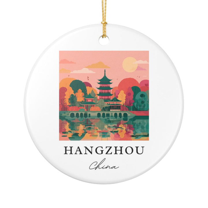 Hangzhou China Ornament: Unique Hangzhou China Souvenir, Hangzhou China Xmas Decor, and Authentic Hangzhou China Gift