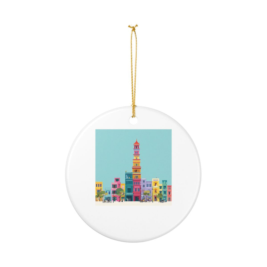 Hanoi Vietnam Ornament: Unique Hanoi Souvenir, Hanoi Vietnam Xmas Decor, and Authentic Hanoi Gift