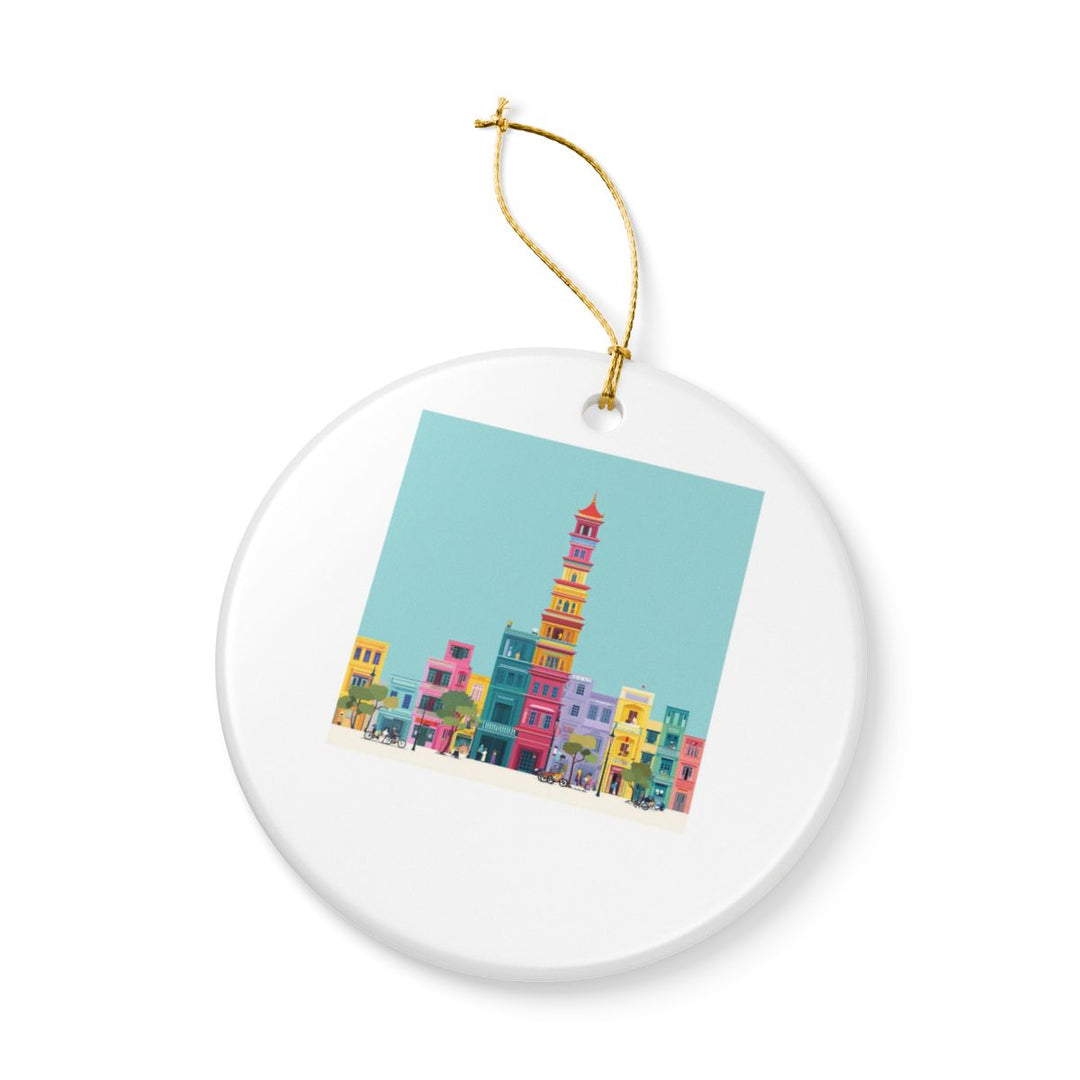 Hanoi Vietnam Ornament: Unique Hanoi Souvenir, Hanoi Vietnam Xmas Decor, and Authentic Hanoi Gift