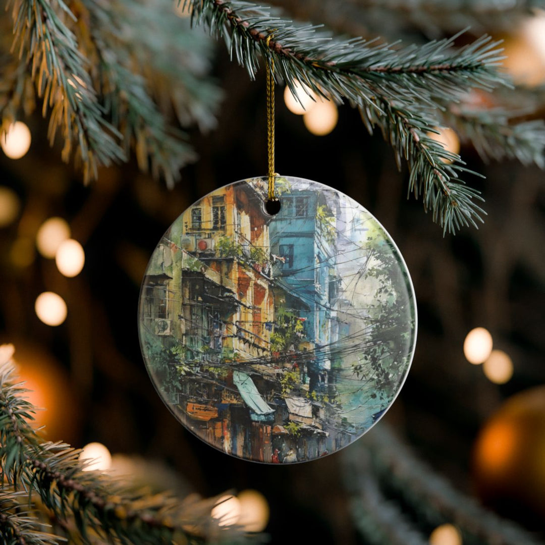 Hanoi Vietnam Ornament: Unique Hanoi Souvenir, Hanoi Vietnam Xmas Decor, and Authentic Hanoi Gift