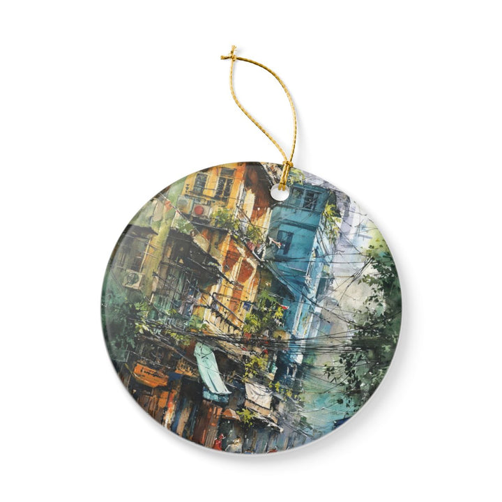 Hanoi Vietnam Ornament: Unique Hanoi Souvenir, Hanoi Vietnam Xmas Decor, and Authentic Hanoi Gift