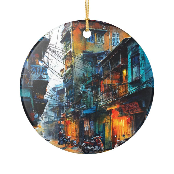 Hanoi Vietnam Ornament: Unique Hanoi Souvenir, Hanoi Vietnam Xmas Decor, and Authentic Hanoi Gift