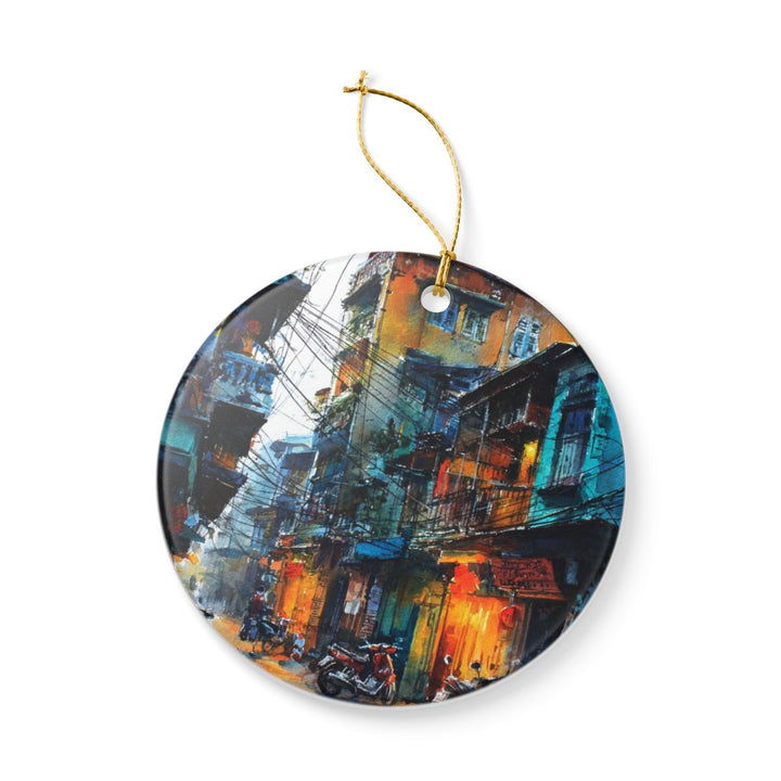 Hanoi Vietnam Ornament: Unique Hanoi Souvenir, Hanoi Vietnam Xmas Decor, and Authentic Hanoi Gift