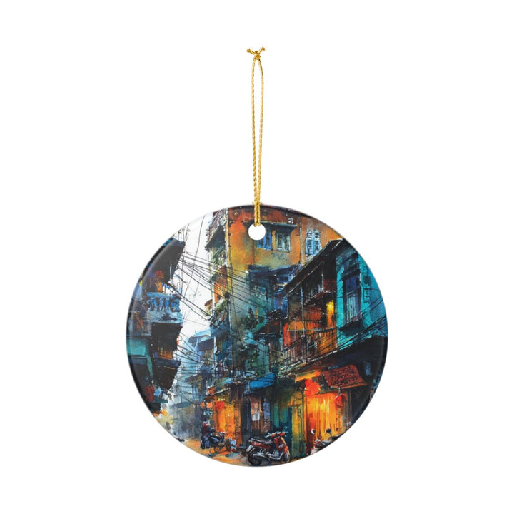 Hanoi Vietnam Ornament: Unique Hanoi Souvenir, Hanoi Vietnam Xmas Decor, and Authentic Hanoi Gift
