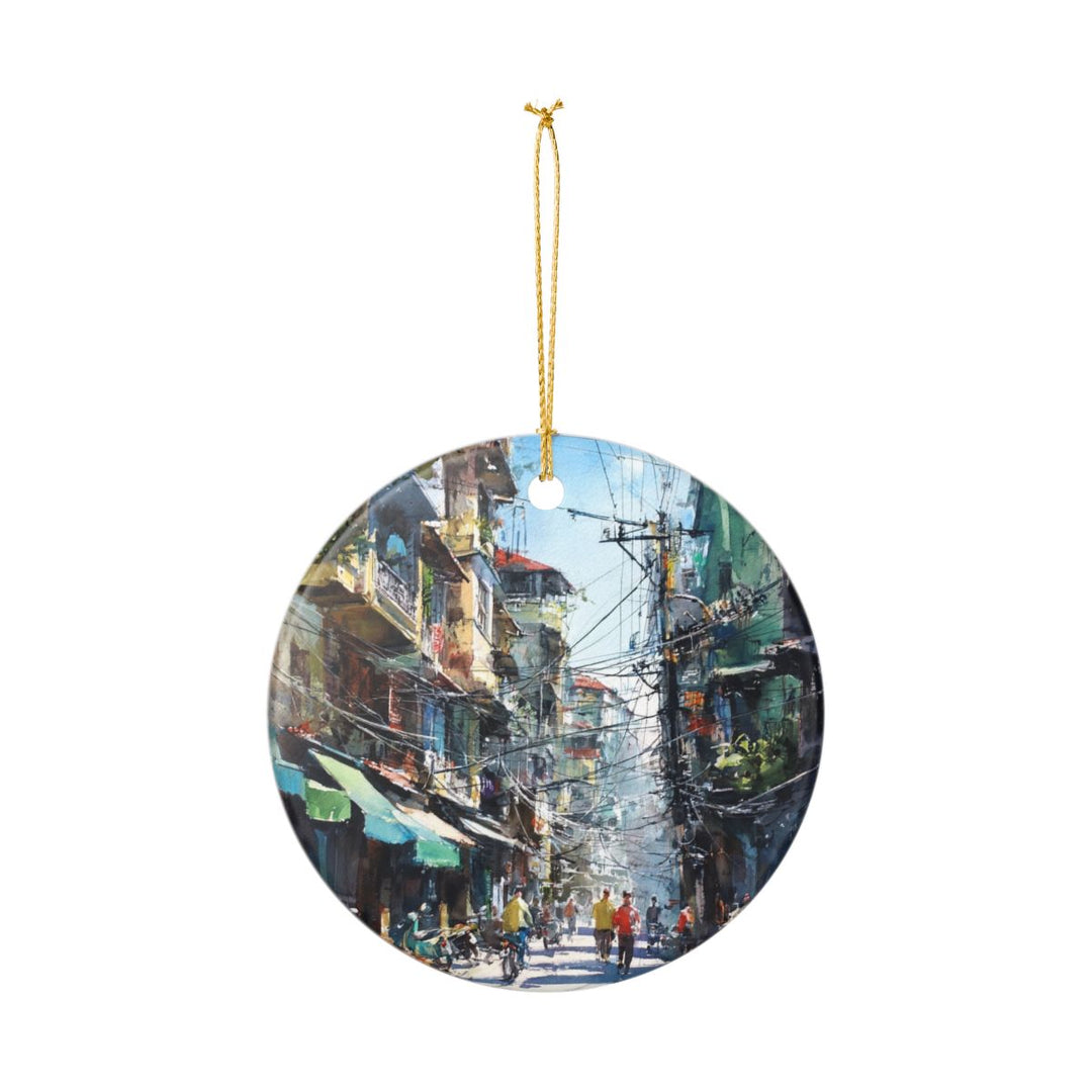 Hanoi Vietnam Ornament: Unique Hanoi Souvenir, Hanoi Vietnam Xmas Decor, and Authentic Hanoi Gift