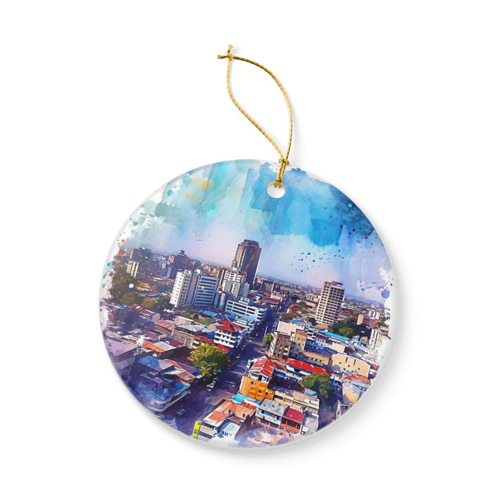 Harare Zimbabwe Ornament: Unique Harare Souvenir, Harare Zimbabwe Xmas Decor, and Authentic Harare Gift