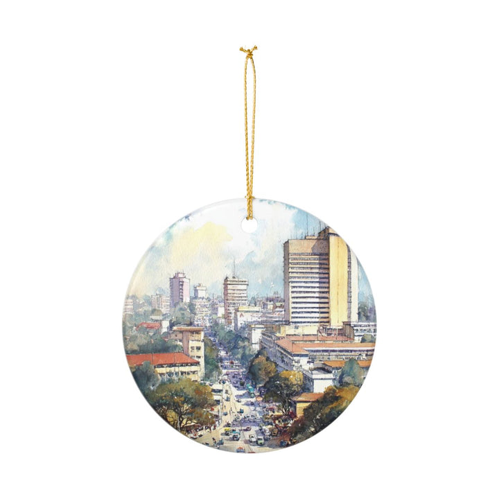 Harare Zimbabwe Ornament: Unique Harare Souvenir, Harare Zimbabwe Xmas Decor, and Authentic Harare Gift