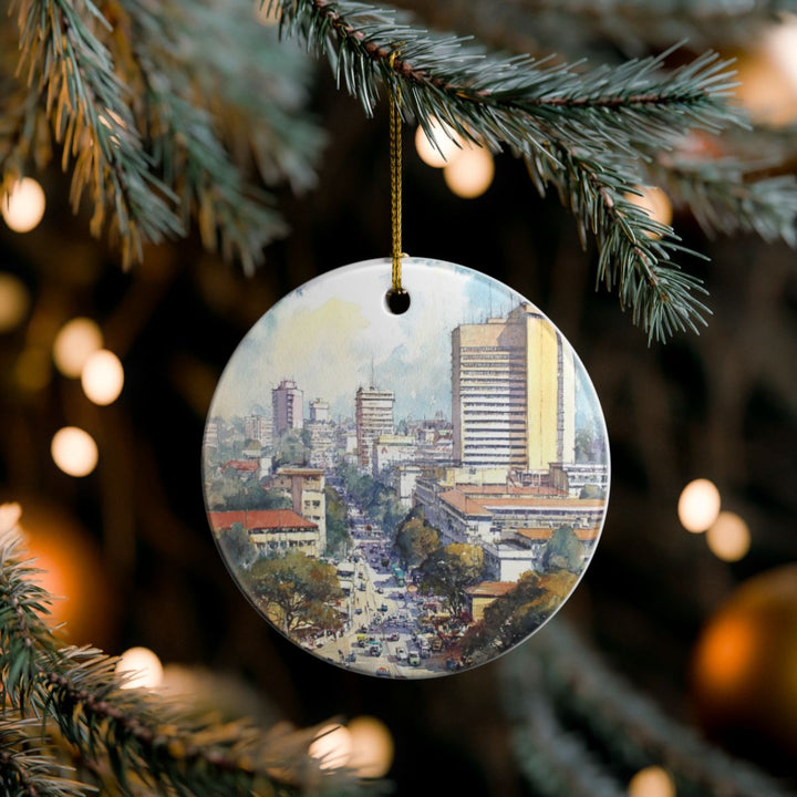 Harare Zimbabwe Ornament: Unique Harare Souvenir, Harare Zimbabwe Xmas Decor, and Authentic Harare Gift