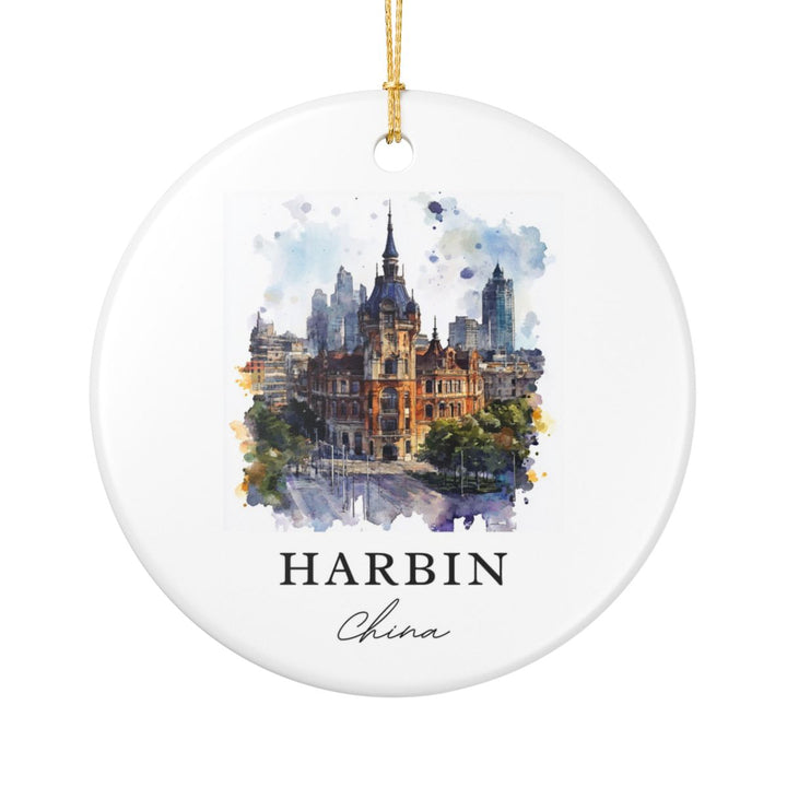 Harbin China Ornament: Unique Harbin China Souvenir, Harbin China Xmas Decor, and Authentic Harbin China Gift