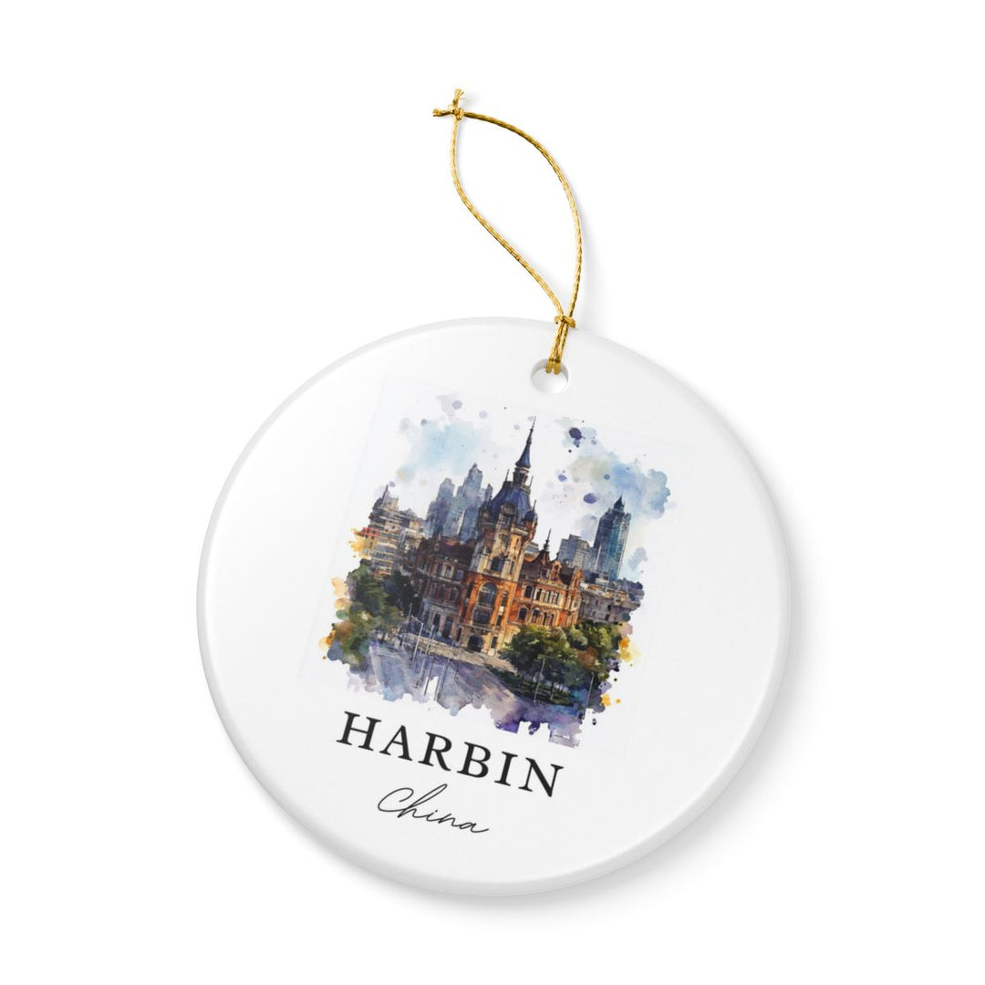 Harbin China Ornament: Unique Harbin China Souvenir, Harbin China Xmas Decor, and Authentic Harbin China Gift