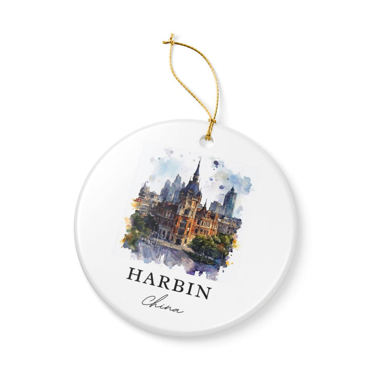 Harbin China Ornament: Unique Harbin China Souvenir, Harbin China Xmas Decor, and Authentic Harbin China Gift