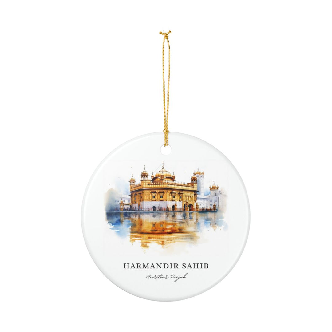 Harmandir Sahib (golden Temple) Amritsar Punjab India Ornament: Unique Harmandir Sahib Souvenir, Harmandir Sahib India Xmas Decor, and Authentic Harmandir Sahib Gift