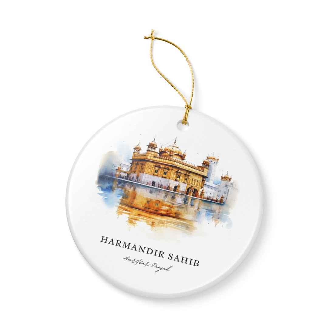 Harmandir Sahib (golden Temple) Amritsar Punjab India Ornament: Unique Harmandir Sahib Souvenir, Harmandir Sahib India Xmas Decor, and Authentic Harmandir Sahib Gift