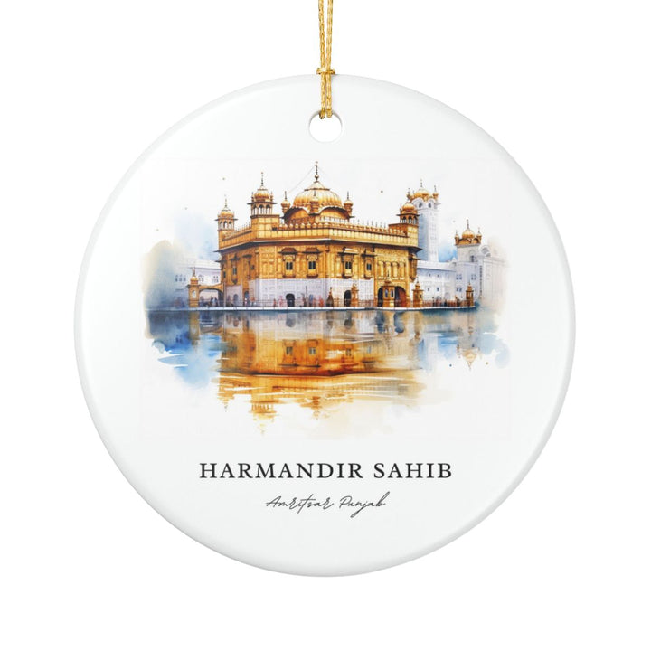 Harmandir Sahib (golden Temple) Amritsar Punjab India Ornament: Unique Harmandir Sahib Souvenir, Harmandir Sahib India Xmas Decor, and Authentic Harmandir Sahib Gift