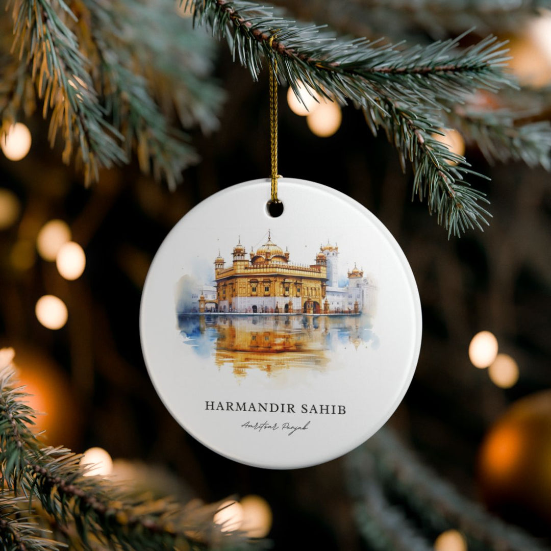 Harmandir Sahib (golden Temple) Amritsar Punjab India Ornament: Unique Harmandir Sahib Souvenir, Harmandir Sahib India Xmas Decor, and Authentic Harmandir Sahib Gift
