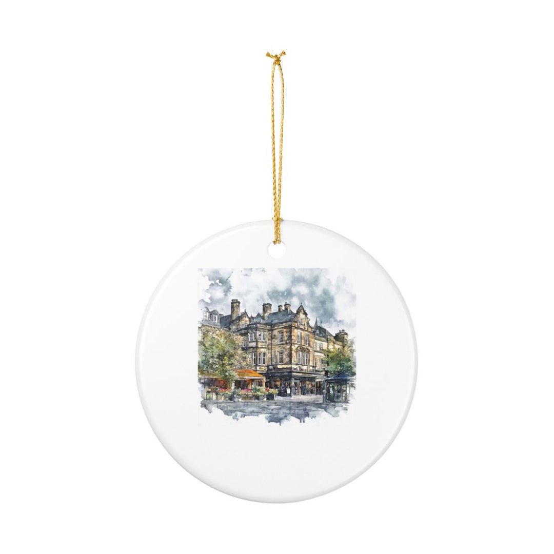 Harrogate England Ornament: Unique Harrogate Souvenir, Harrogate England Xmas Decor, and Authentic Harrogate Gift