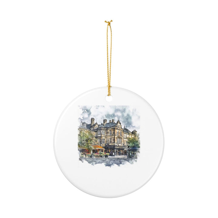 Harrogate England Ornament: Unique Harrogate Souvenir, Harrogate England Xmas Decor, and Authentic Harrogate Gift
