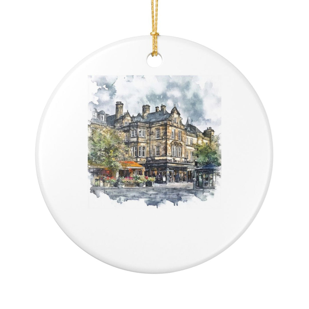 Harrogate England Ornament: Unique Harrogate Souvenir, Harrogate England Xmas Decor, and Authentic Harrogate Gift