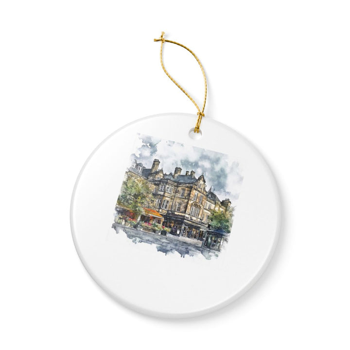 Harrogate England Ornament: Unique Harrogate Souvenir, Harrogate England Xmas Decor, and Authentic Harrogate Gift