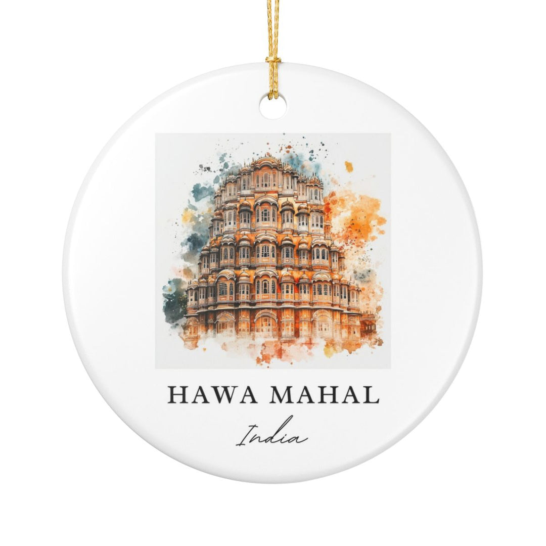 Hawa Mahal Jaipur India Ornament: Unique Hawa Mahal Jaipur Souvenir, Hawa Mahal Jaipur India Xmas Decor, and Authentic Hawa Mahal Jaipur Gift
