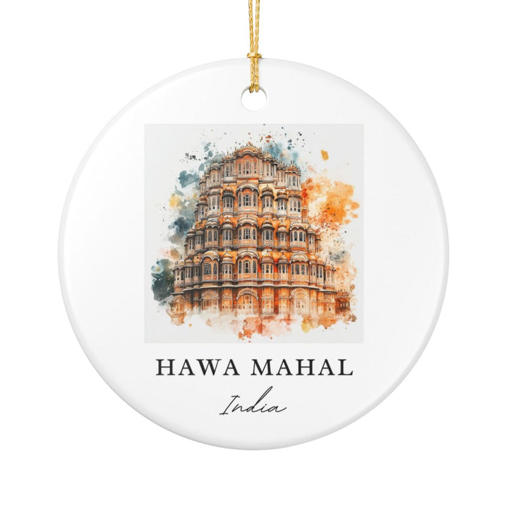 Hawa Mahal Jaipur India Ornament: Unique Hawa Mahal Jaipur Souvenir, Hawa Mahal Jaipur India Xmas Decor, and Authentic Hawa Mahal Jaipur Gift